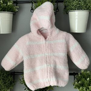 Angel Dear Chenille Hooded Zip Up - 0-6 Months
